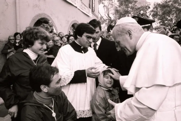 Giovanni Paolo II alla Mentorella il 29 ottobre del 1978 |  | santuariodellamentorella.jimdo.com