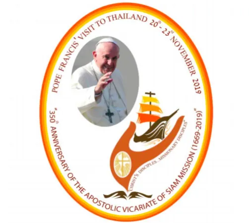 Il logo del viaggio in Thailandia |  | Sala Stampa della Santa Sede