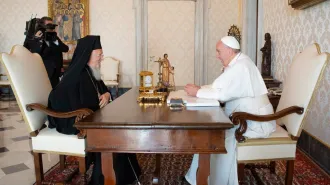 Papa Francesco ha incontrato stamane il Patriarca Bartolomeo