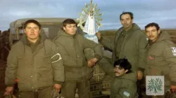 I soldati argentini con la Vergine di Lujan
 / Foto: Episcopato castrense di Argentina