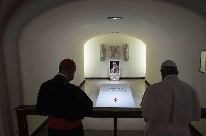 Papa Francesco nelle Grotte Vaticane |  | Vatican Media 
