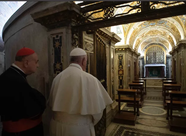 Papa Francesco nelle Grotte Vaticane |  | Vatican Media 