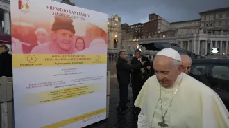 Papa Francesco, il Venerdì della Misericordia al presidio sanitario di Piazza San Pietro