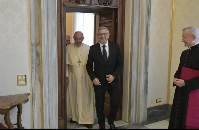 Papa Francesco e il presidente Fonseca | Papa Francesco e il presidente di Capo Verde Fonseca, 16 novembre 2019  | Vatican News / ACI Group