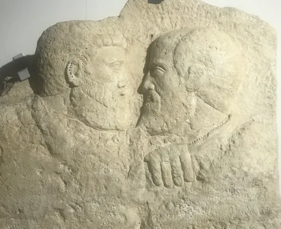 La  Concordia Apostolorum, bassorilievo del IV secolo DC |  | Fondazione Aquileia 