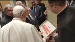 Papa Francesco incontra il comitato direttivo di Solidarnosc / Twitter