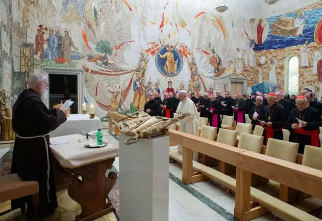 La predica di Padre Cantalamessa |  | Vatican Media - ACI Group