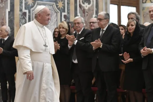 Papa Francesco incontra i rappresentanti della Cassa Nazionale del Notariato / Vatican News