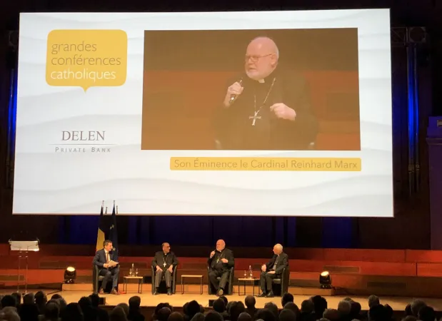 Dibattito sul Futuro dell'Europa a Bruxelles tra i Cardinali Marx, Omella e De Kesel  | Dibattito sul Futuro dell'Europa a Bruxelles tra i Cardinali Marx, Omella e De Kesel  | PD