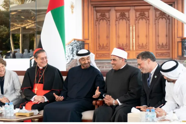 Un momento dell'incontro del Comitato Superiore per l'Implementazione della Dichiarazione della Fraternità Umana ad Abu Dhabi, 6 gennaio 2019 / https://www.wam.ae/en/details/1395302814392