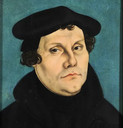 Il ritratto più famoso di Martin Lutero di Lucas Cranach detto il Vecchio, |  | pd