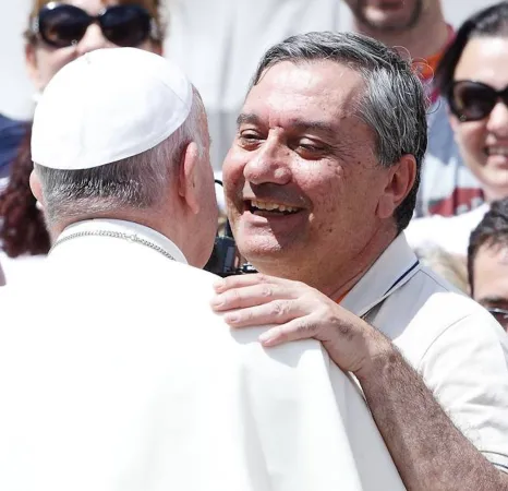 Lucio Brunelli e Papa Francesco,Vaticano, Udienza Generale Giugno 2015 |  | FB