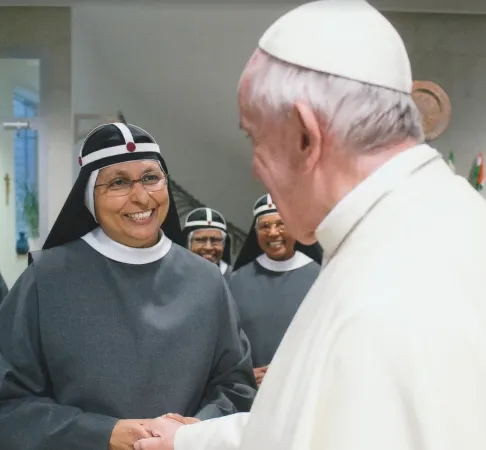 Madre Fabia con Papa Francesco  |  | Brigidine
