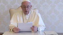Papa Francesco nel videomessaggio indirizzato ai giovani dell'arcidiocesi di Cracovia  / Vatican Media 