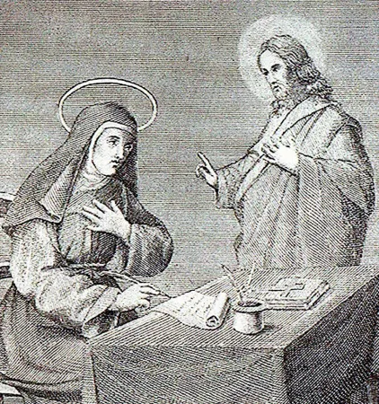 Santa Battista Camilla da Varano in una incisione di fine '800 |  | Wikipedia 