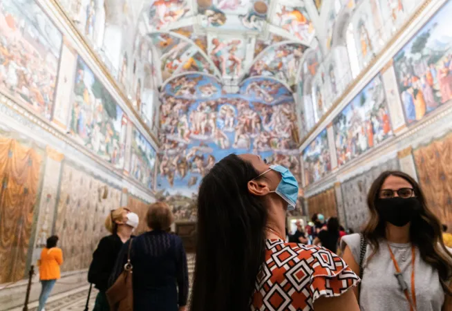 I primi visitatori dei Musei Vaticani il 1 giugno |  | Daniel Ibanez/ Aci Group