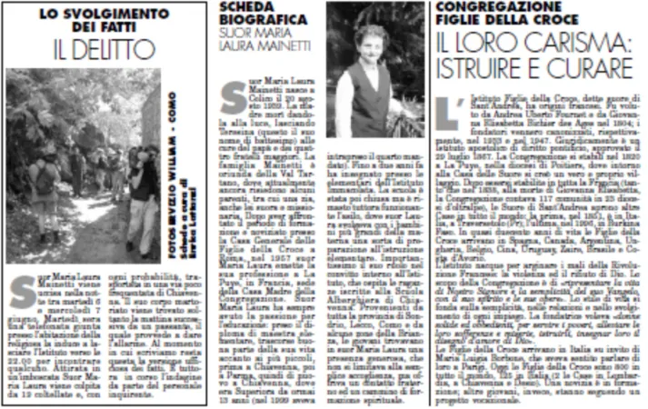 Una pagina delle edizioni del Settimanale  |  | Diocesi di Como