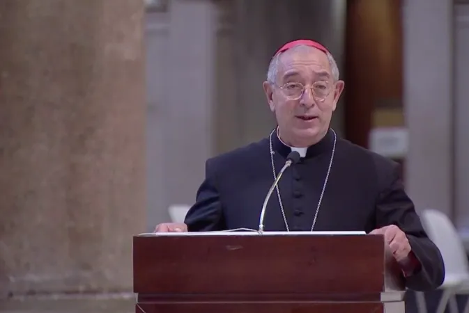Cardinale Angelo de Donatis | Il Cardinale de Donatis parla ai presbiteri in San Giovanni in Laterano, 28 settembre 2020 | Diocesi di Roma 