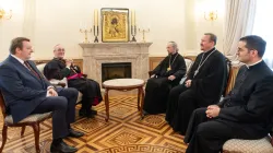 l'incontro dell'arcivescovo Mennini con il metropolita Venjiamin a Minsk / catholic.by