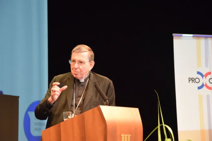 Il Cardinale Koch in una delle conferenze tenute durante il suo viaggio in Austria, tenutosi dal 6 al 9 ottobre 2020 | Pontificio Consiglio per la Promozione dell'Unità dei Cristiani