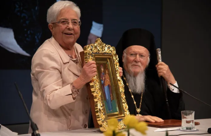 Maria Voce e il Patriarca Bartolomeo I |  | J.Garcia-CSC Audiovisivi- Focolari