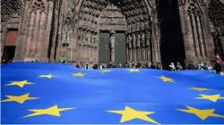 La bandiera dell'Unione Europea / Public Domain