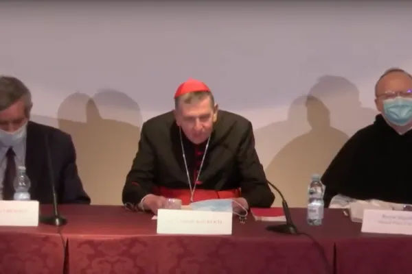 Un momento della conferenza del Cardinale Koch durante l'Atto Accademico del 4 dicembre 2020, Pontificia Università Angelicum / Angelicum