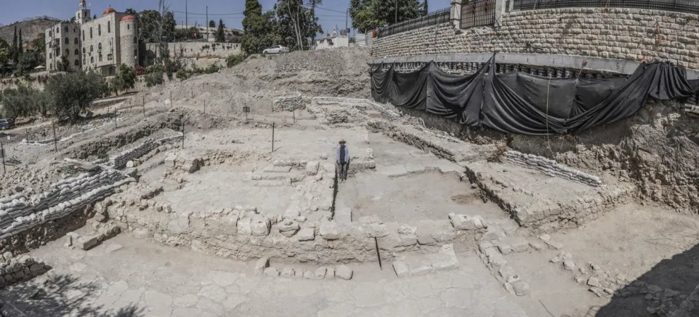 L'area dello scavo  |  | Autorità israeliana per le antichità