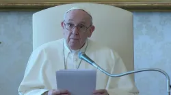 Papa Francesco durante l'udienza generale del 30 gennaio 2020 / Vatican Media / YouTube