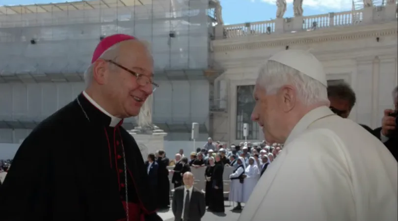 arcivescovo Rizzato | L'arcivescovo Rizzato con Benedetto XVI | Arcidiocesi di Padova