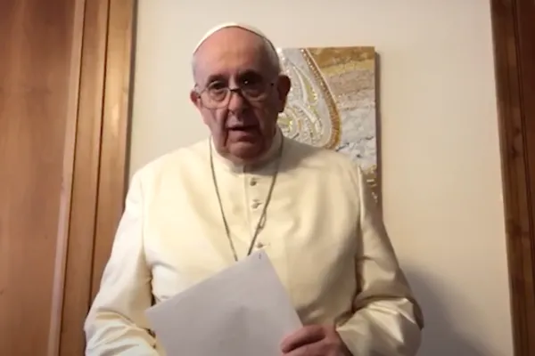 Papa Francesco nel videomessaggio inviato al CELAM e trasmesso il 24 gennaio 2021 / Vatican Media / YouTube