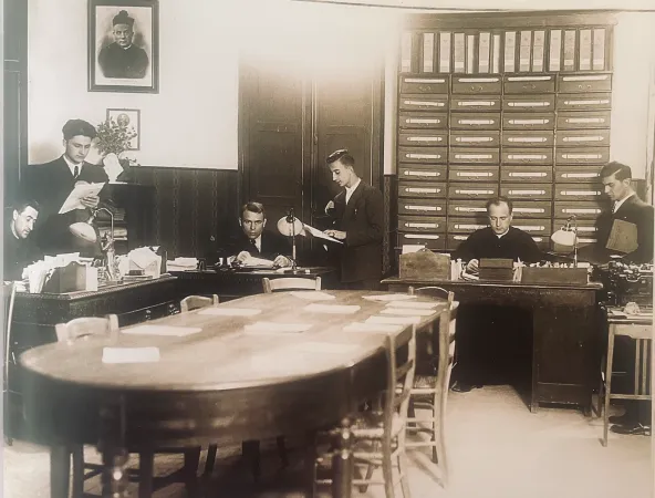 Gli uffici della Pia Unione negli anni '40 |  | Pia Unione del Transito di San Giuseppe 