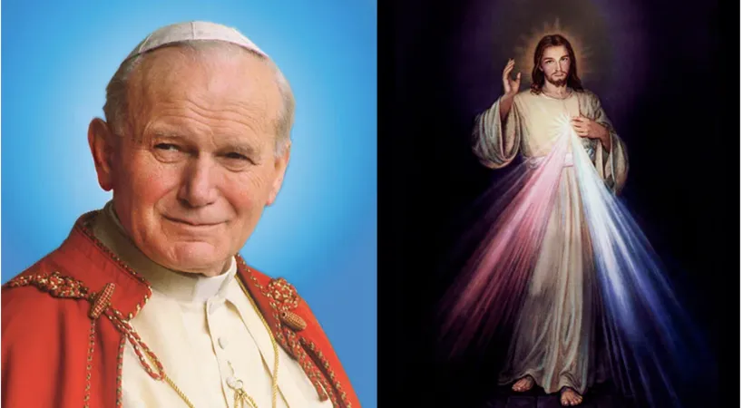 San Giovanni Paolo II e l'immagine della Divina Misericordia | San Giovanni Paolo II e l'immagine della Divina Misericordia | Dominio Pubblico