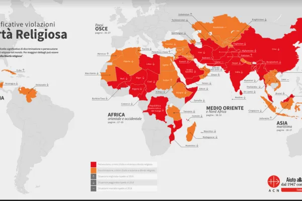 L'infografica della libertà religiosa nel mondo secondo il rapporto ACS 2021  / ACS Italia