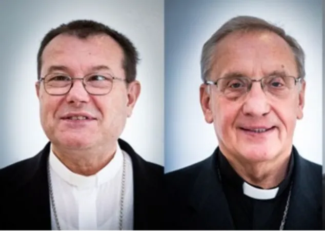 Arcivescovo Pezzi, Arcivescovo Kondrusiewicz | Gli arcivescovi Pezzi (a sx.) e Kondrusiewicz (a dx) | CCEE
