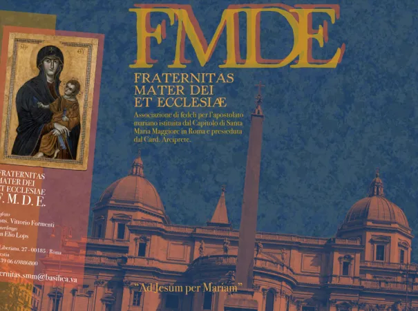 Il logo della Fraternitas Mater Dei Ecclesiae |  | FMDE