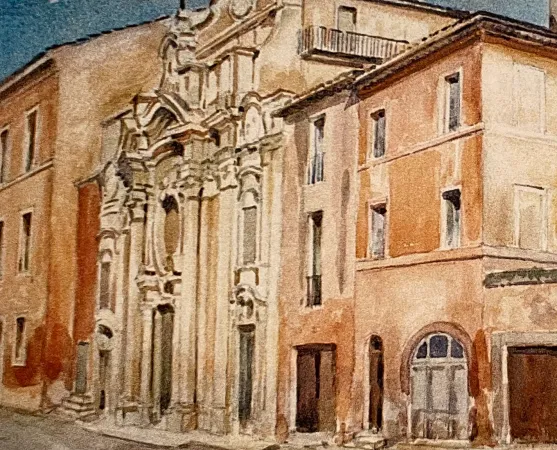 Giuseppe Fammilume, dettagli di Borghi |  | Museo di Roma 