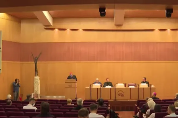 Un momento del simposio del Ratzinger Schuelerkreis del 18 settembre 2021 / EWTN Deutsch