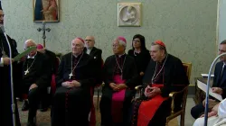 Papa Francesco durante l'udienza con i vescovi amici del Movimento dei Focolari, 25 settembre 2021 / Vatican Media
