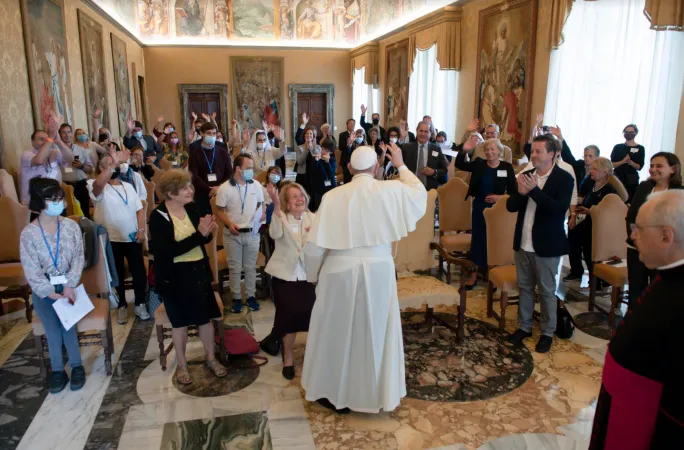 Papa Francesco all' udienza con Fede e Luce  |  | Vatican Media 