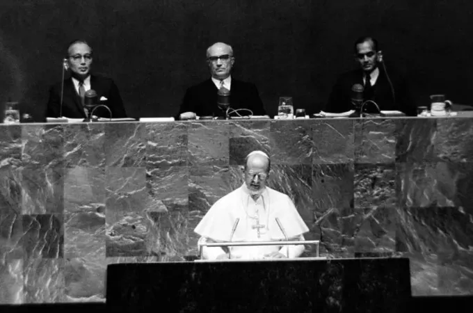 Paolo VI, Nazioni Unite | Paolo VI alle Nazioni Unite | AP / National Catholic Register