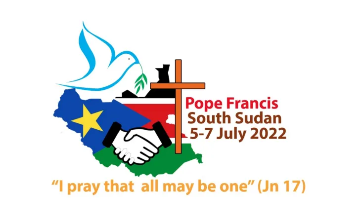 Papa Francesco in Sud Sudan | Il logo e il motto del viaggio di Papa Francesco in Sud Sudan, previsto dal 5 al 7 luglio 2022 | Sala Stampa della Santa Sede