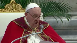 Papa Francesco durante la Messa dei Santi Pietro e Paolo 2022 / Vatican Media / Youtube