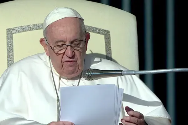 Papa Francesco durante l'udienza generale del 12 ottobre 2022 / Vatican Media / You Tube
