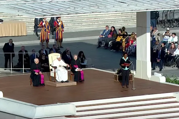 Papa Francesco durante l'udienza generale  / Vatican Media / YouTube