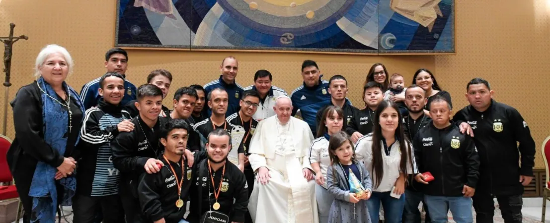 Papa Francesco | Papa Francesco e i nazionali argentini di 