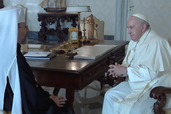 Papa Francesco e Sua Beatitudine Sviatoslav Shevchuk, 7 novembre 2022 / Vatican Media 