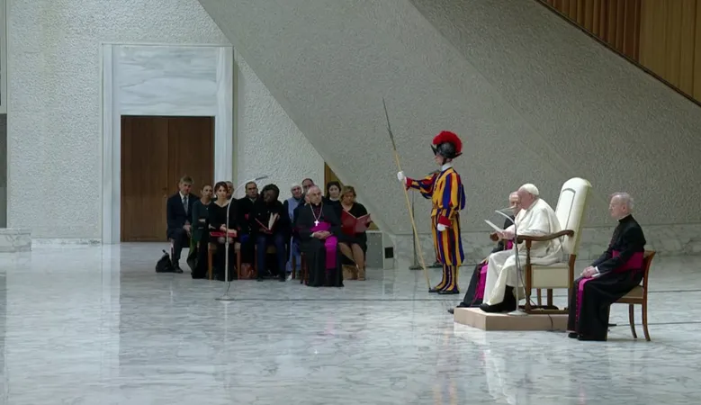 Papa Francesco durante l'udienza generale del 28 dicembre 2022 | Vatican Media / You Tube