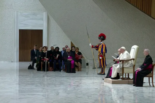 Papa Francesco durante l'udienza generale del 28 dicembre 2022 / Vatican Media / You Tube
