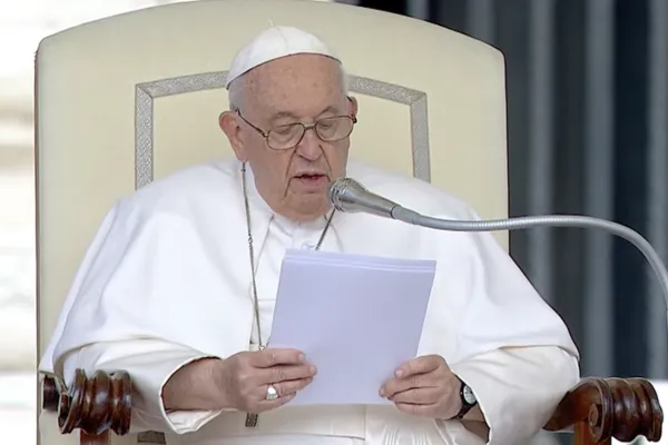Papa Francesco durante l'udienza generale / Vatican Media / YouTube
